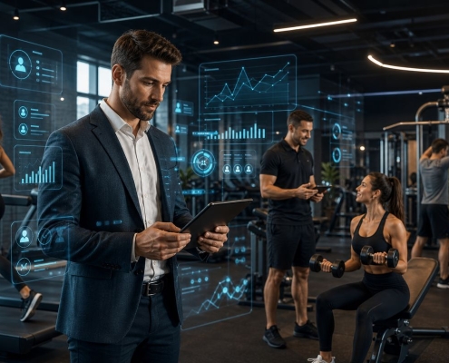 O futuro da gestão de academias: como tecnologia, dados e automação estão redefinindo o mercado fitness