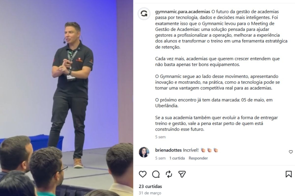 O papel do Gymnamic na evolução do mercado fitness