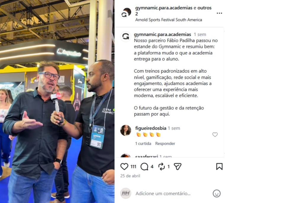 Prova real de mercado: o que líderes do fitness estão dizendo